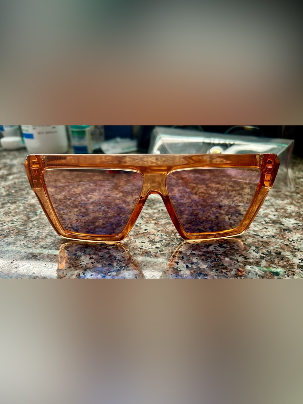 Quay Australia Baseline Sunglasses with Reflective Lenses - Picture 8 of 9